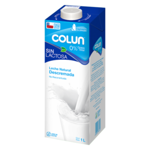 Leche Sin Lactosa Descremada Colun 1 Litro