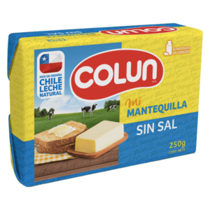 Mantequilla Sin Sal Colun 250 Gramos