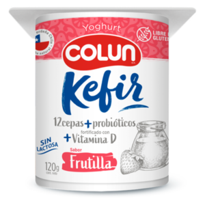 Yoghurt Kefir Frutilla Colun 120 Gramos