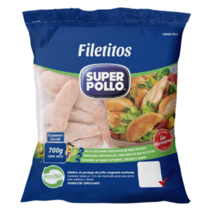 Filetitos de Pollo Super Pollo 700 Gramos