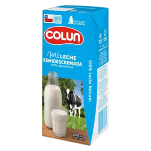 Leche Semidescremada Colun 200 Mililitros