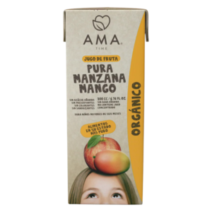 Jugo Orgánico Manzana Mango AMA Time 200 Mililitros